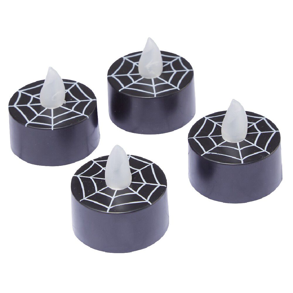 Bougie à led chauffe plat motif Halloween x4 (2 modèles)