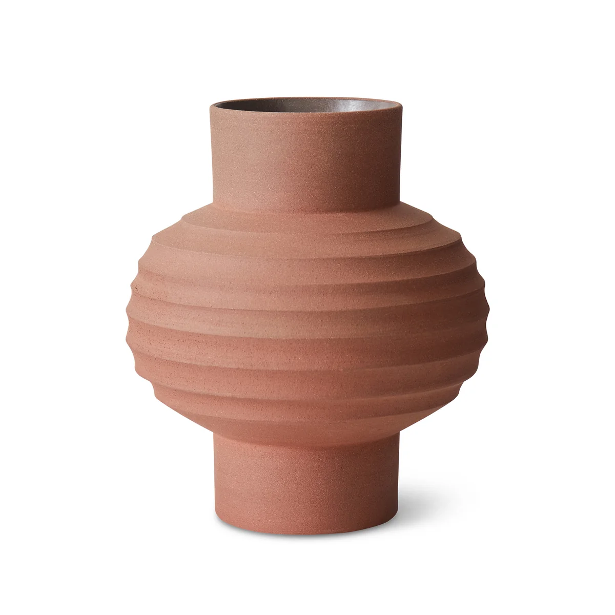 HKliving - Handcarved Terrakotta Vase