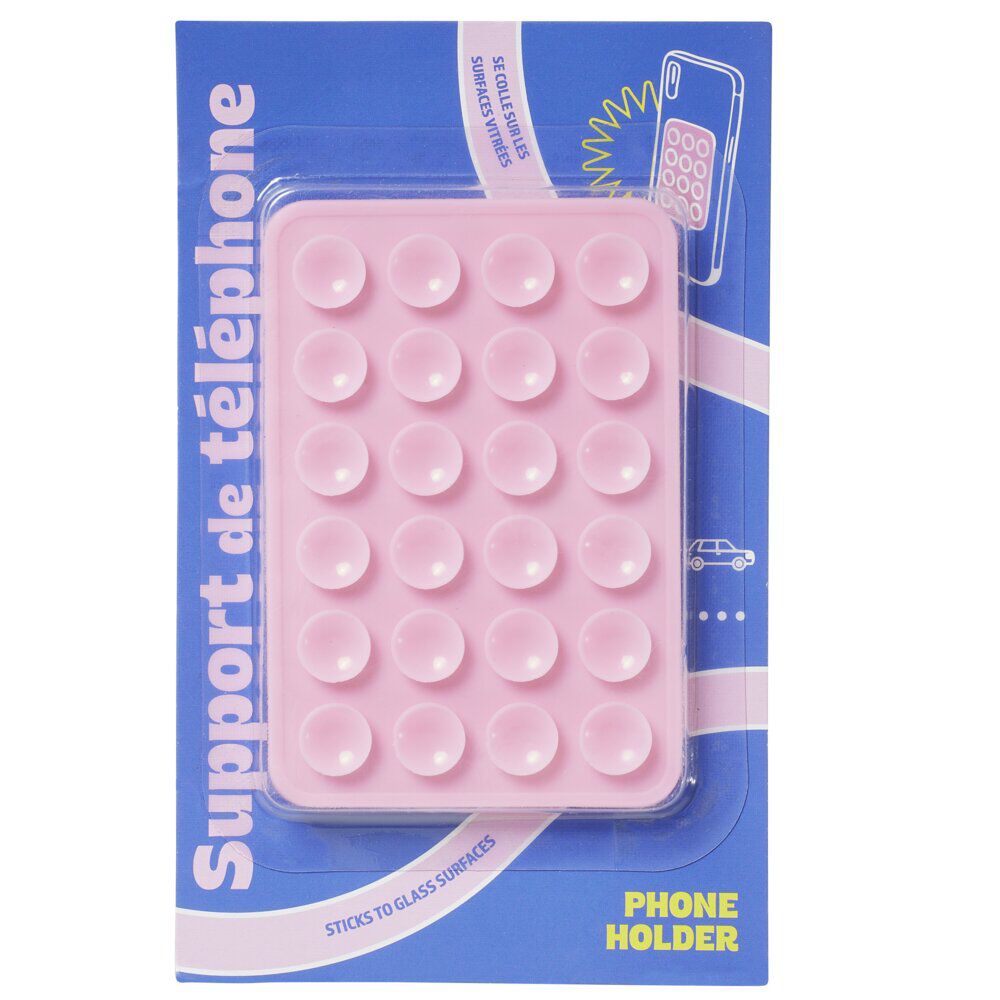 Ventouse téléphone silicone pour surface vitrée (6 modèles)