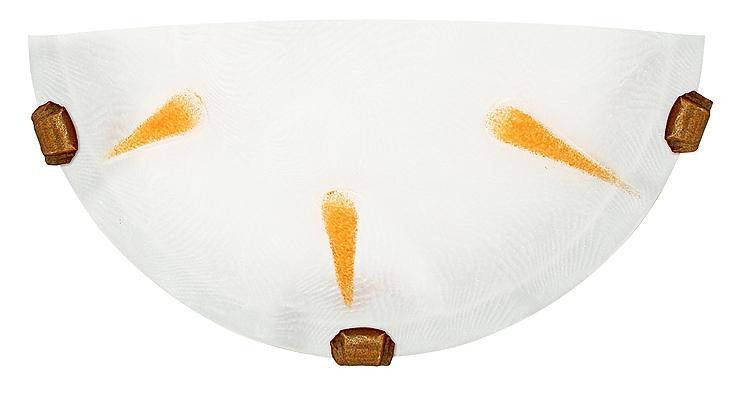 Kinkiet mosiądz-biały LANCIA 1xE27x40W wym:15x30x9cm IP20 Candellux