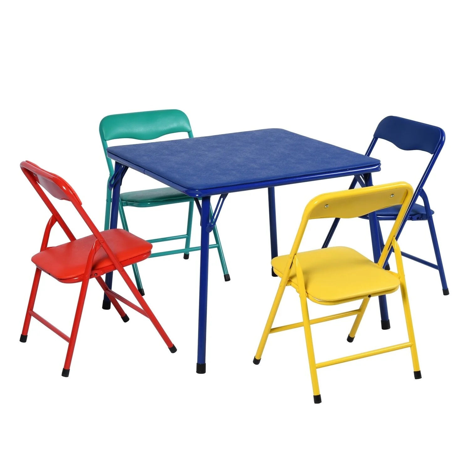 Homy Casa Kids 5-Piece Folding Table and Chair Set