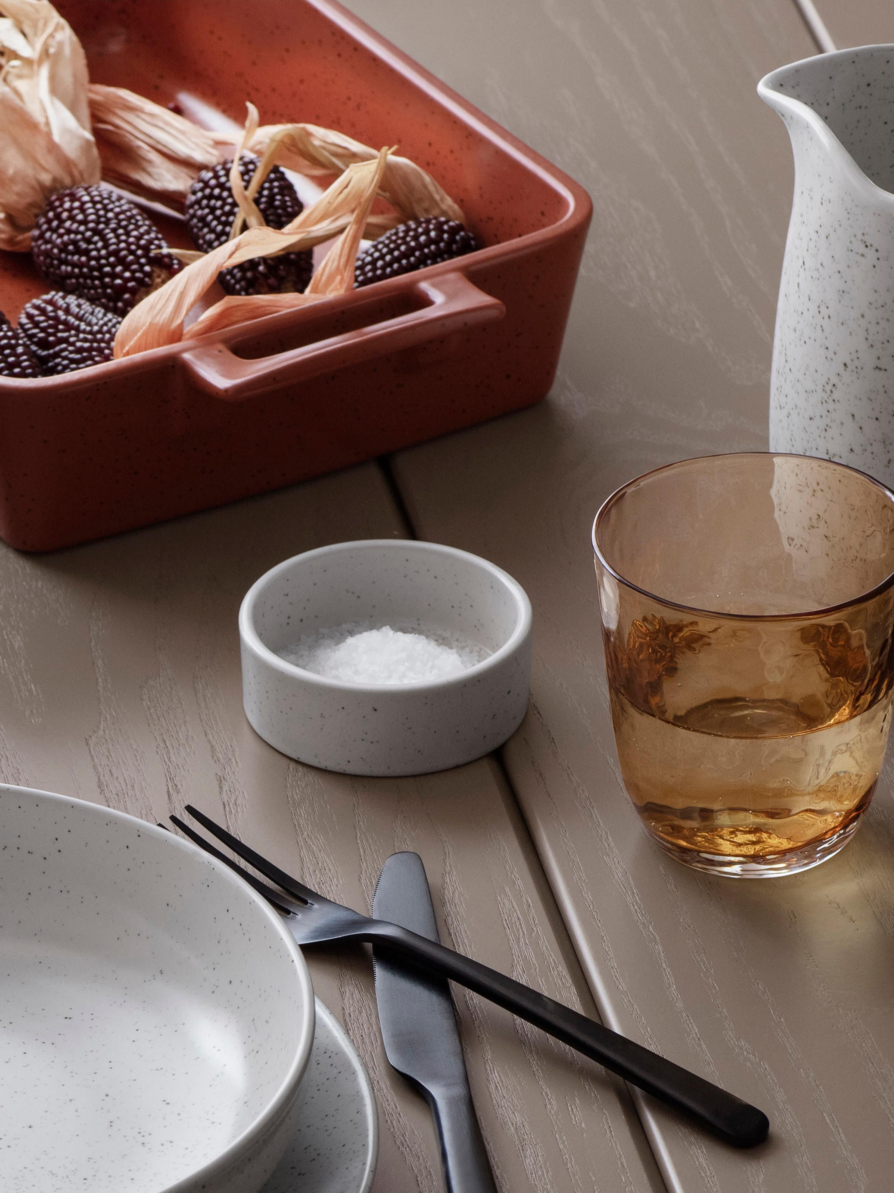 Handgemachte Dipschälchen Nordic Vanilla, 4er-Set