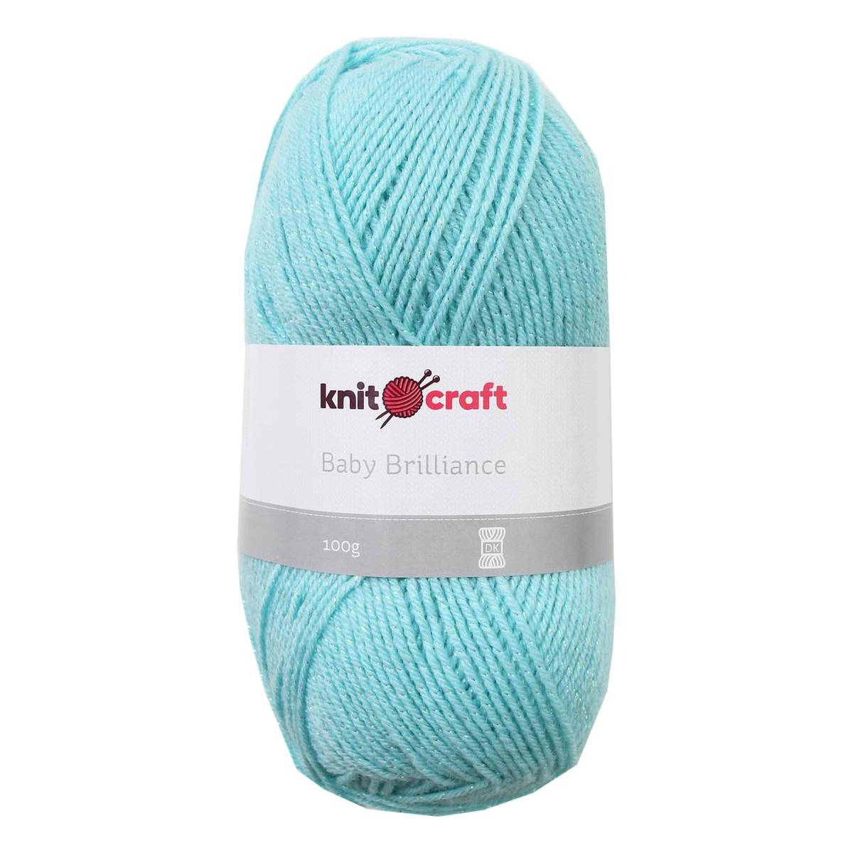 Light Teal Baby Brilliance DK Yarn 100g