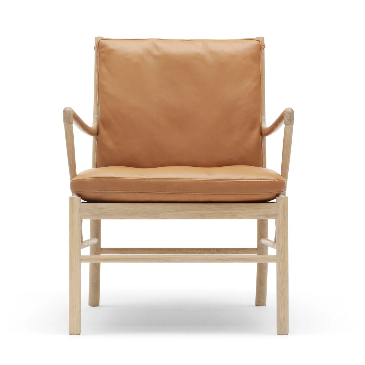 Carl Hansen - OW149 Colonial Chair, Eiche geseift / Leder SIF 95