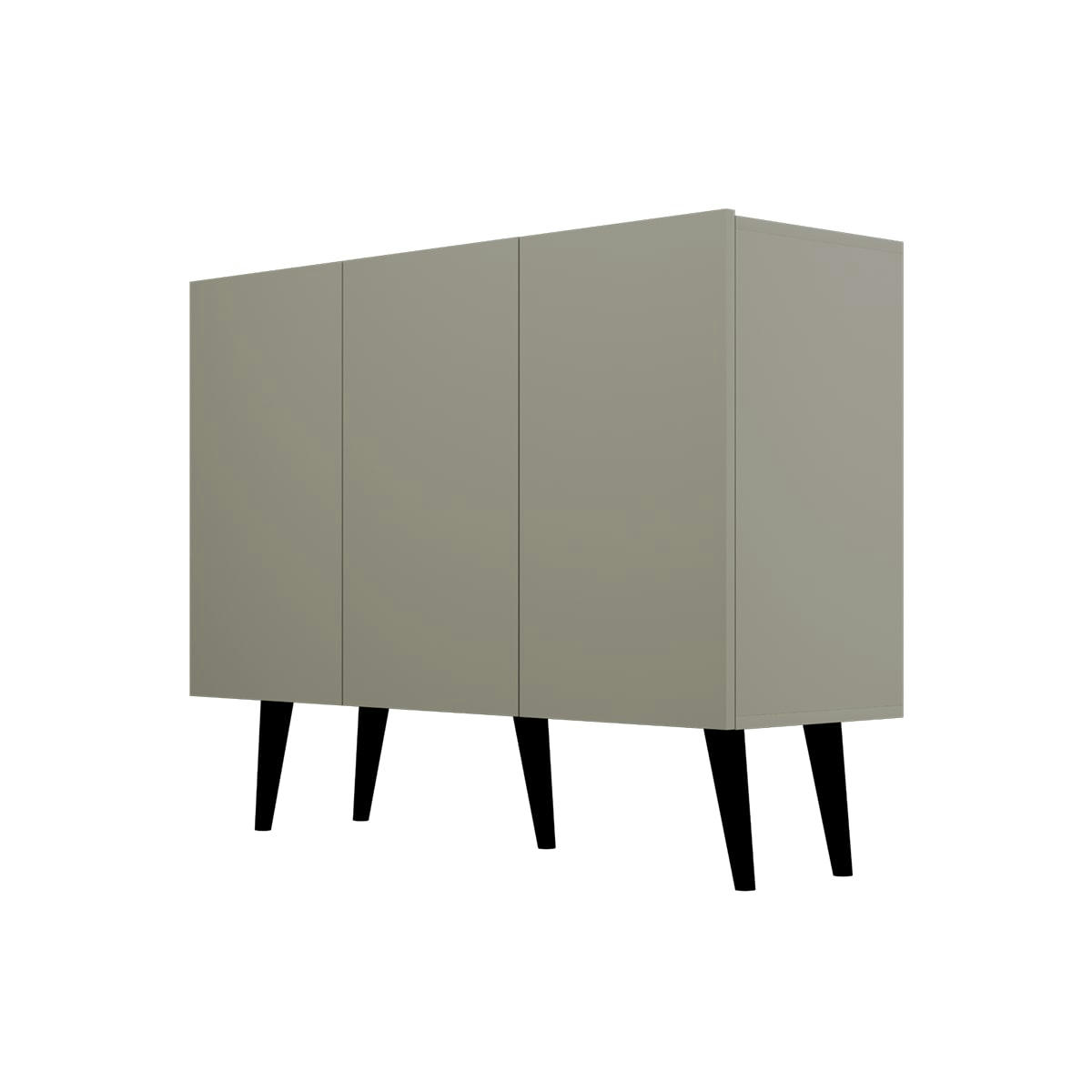 - Commode 3 portes gris