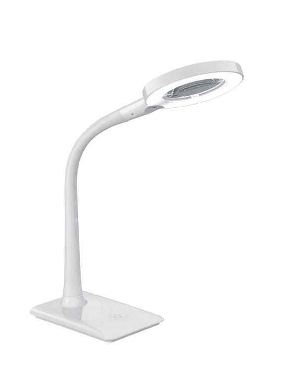 Lampka biurkowa LUPO biała LED 5W Ciepła biel wys:35cm Trio