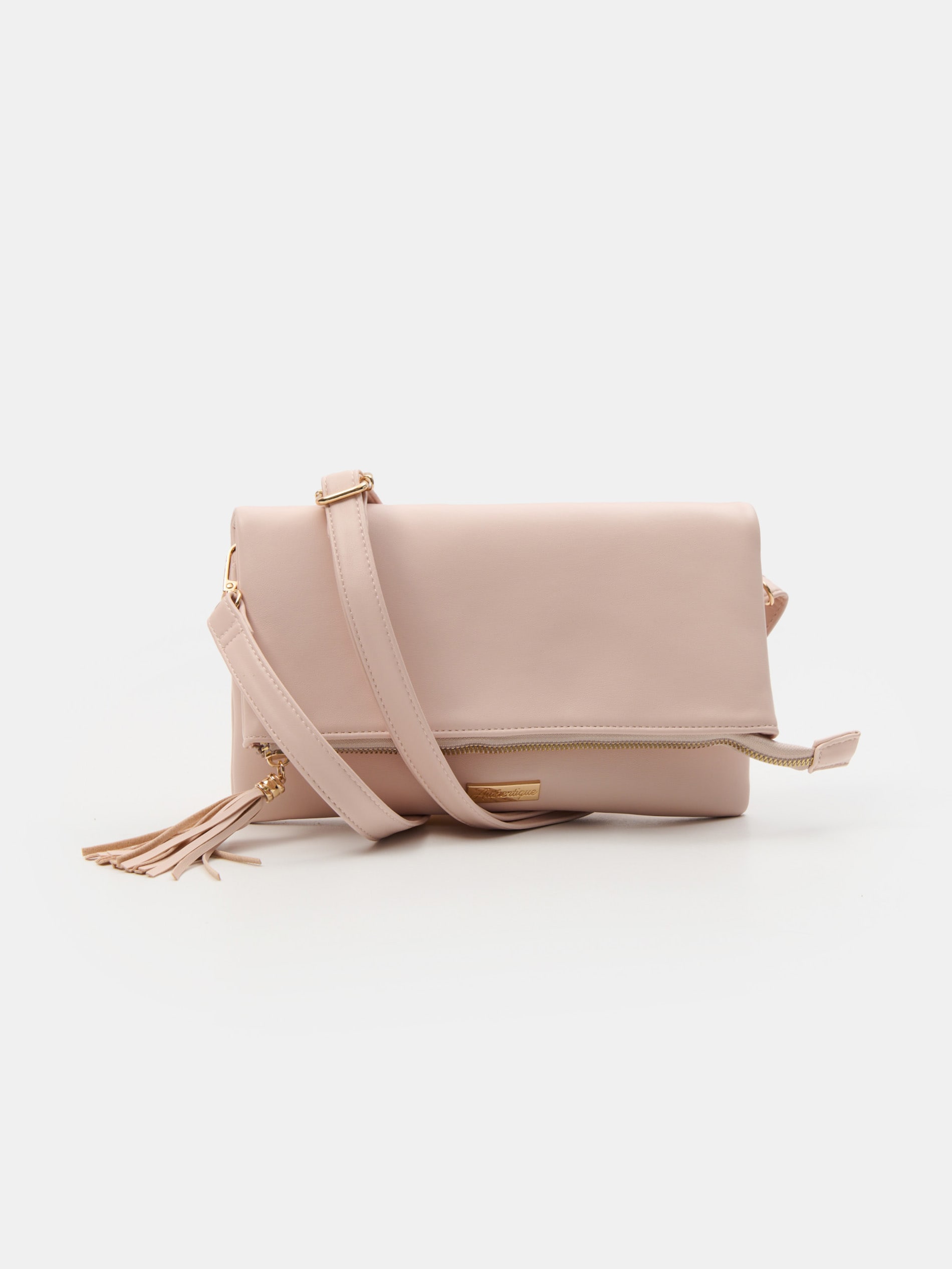 Torebka crossbody z ozdobnym zamkiem