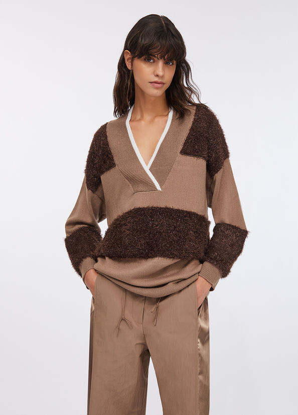 Maglia in lana lurex&reg;