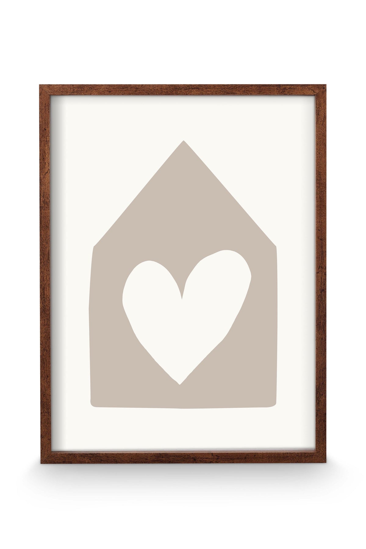vtwonen fotolijst - hangend - bruin - hout - 41x51x2.5cm