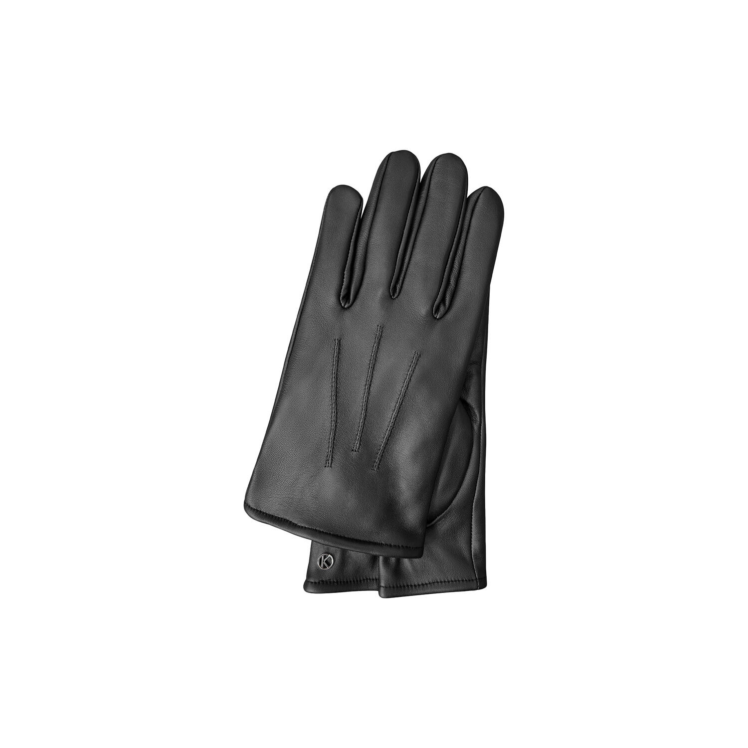 Liam l&aelig;derhandske, black
