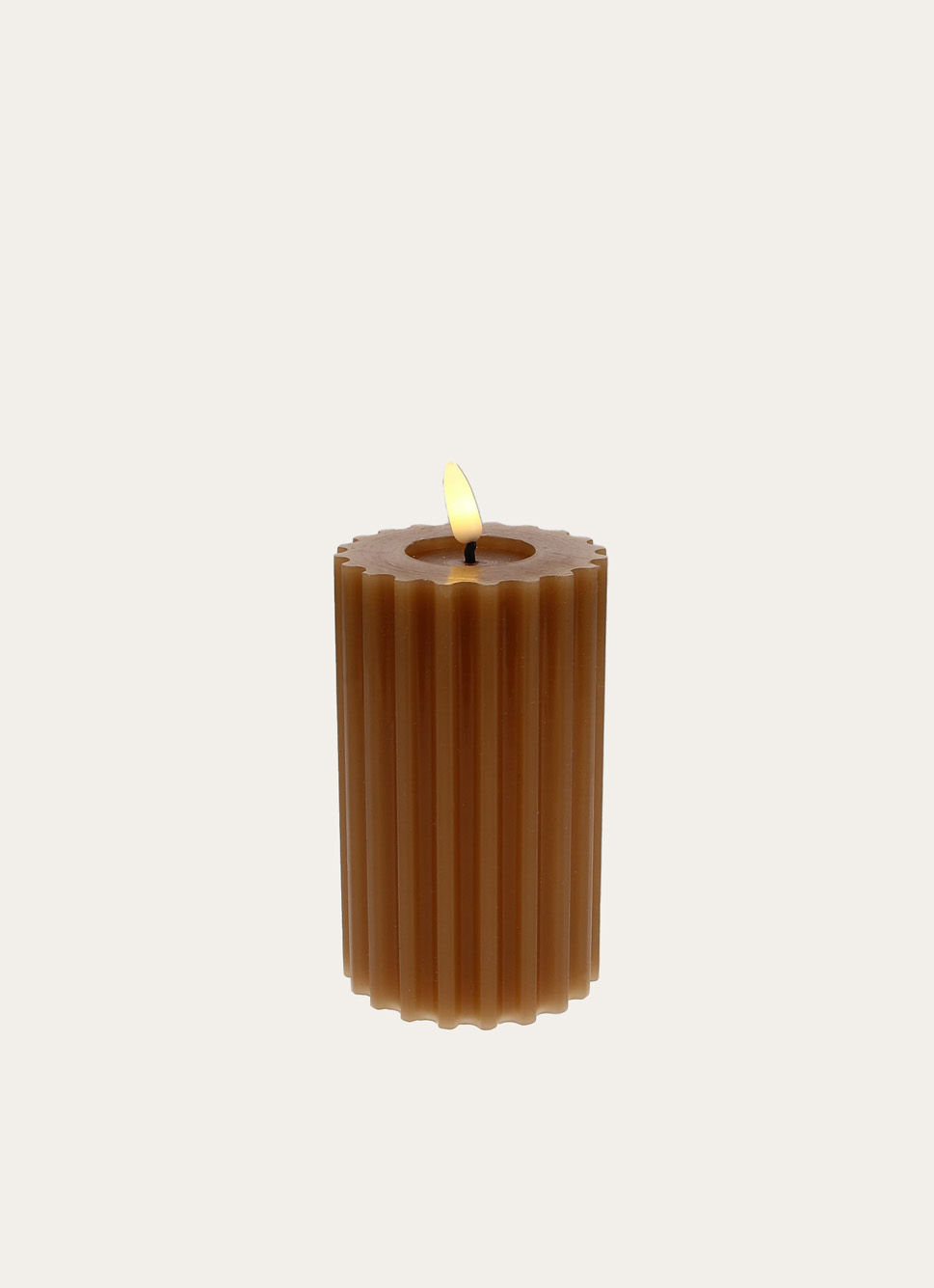 GRANDE BOUGIE EN CIRE CARAMEL