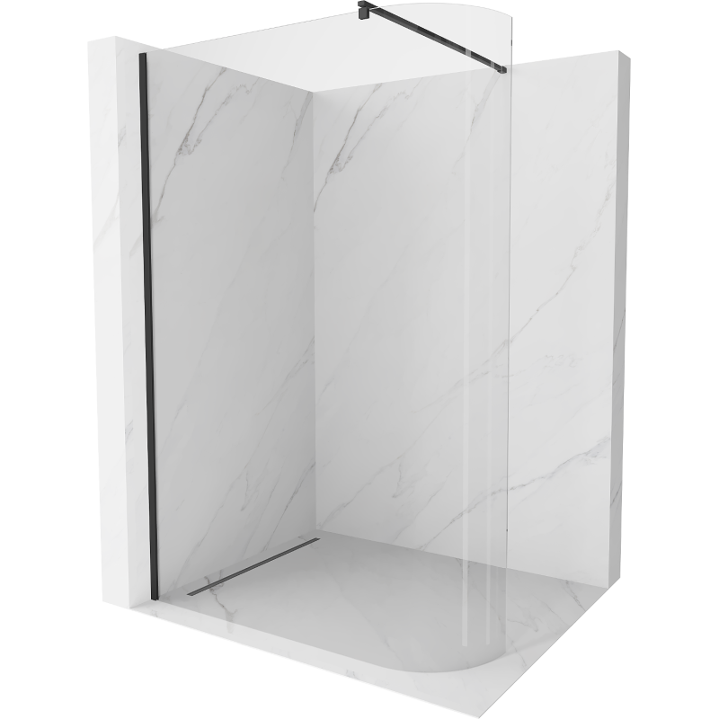 Ścianka prysznicowa zaokrąglona Walk-in Mexen Kioto 90 x 200 cm