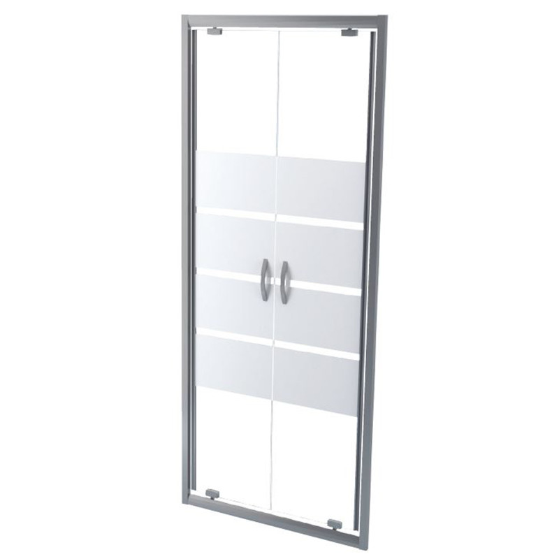 Porte de douche battante chrome Shiva 90 x 190 cm ONDÉE