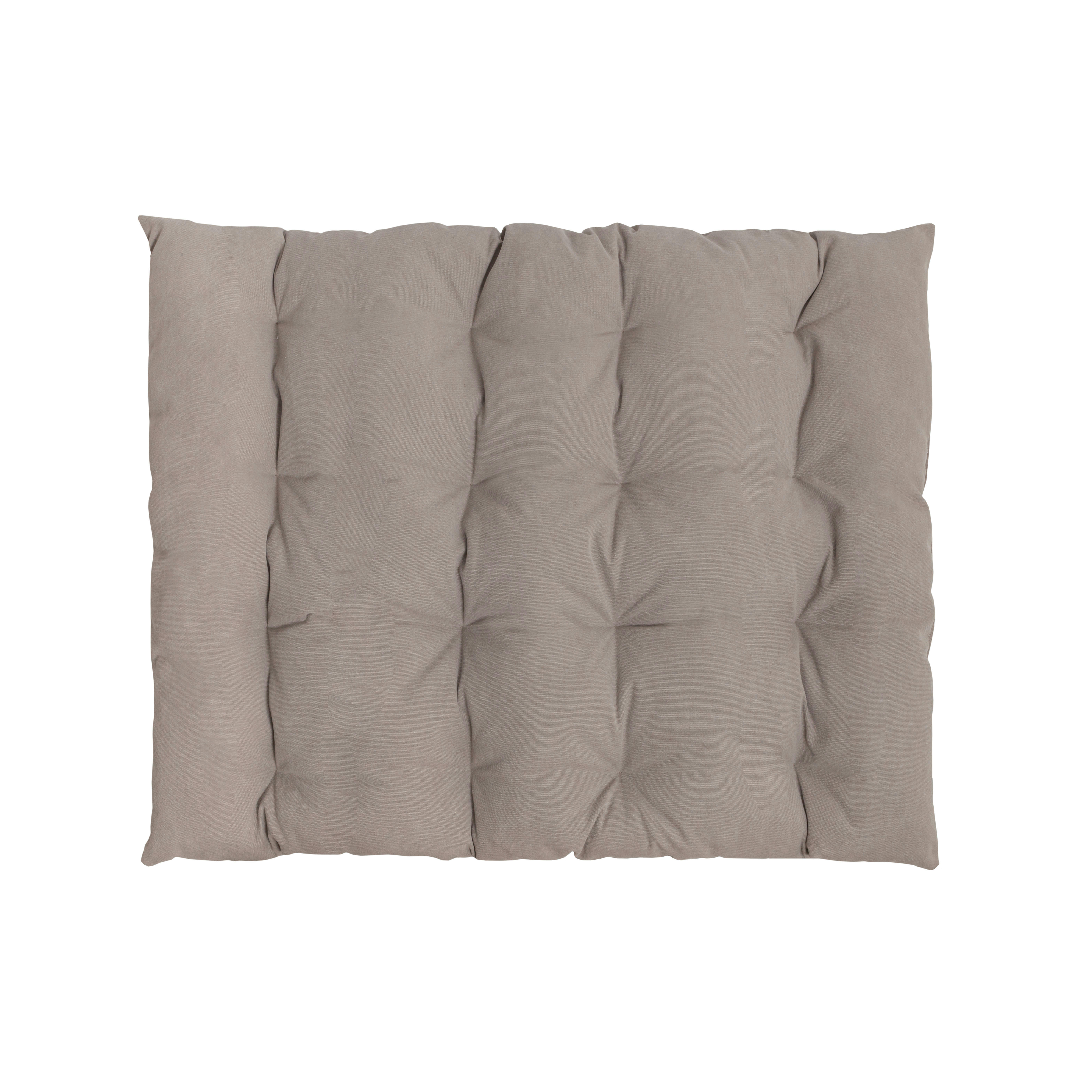CIELO - Matelas de sol en coton taupe 120x100