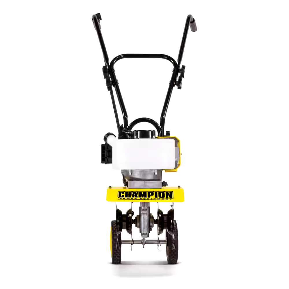 Champion 100378 19-in 43cc Gas-Powered Cordless Bi-Directional Tine Tiller