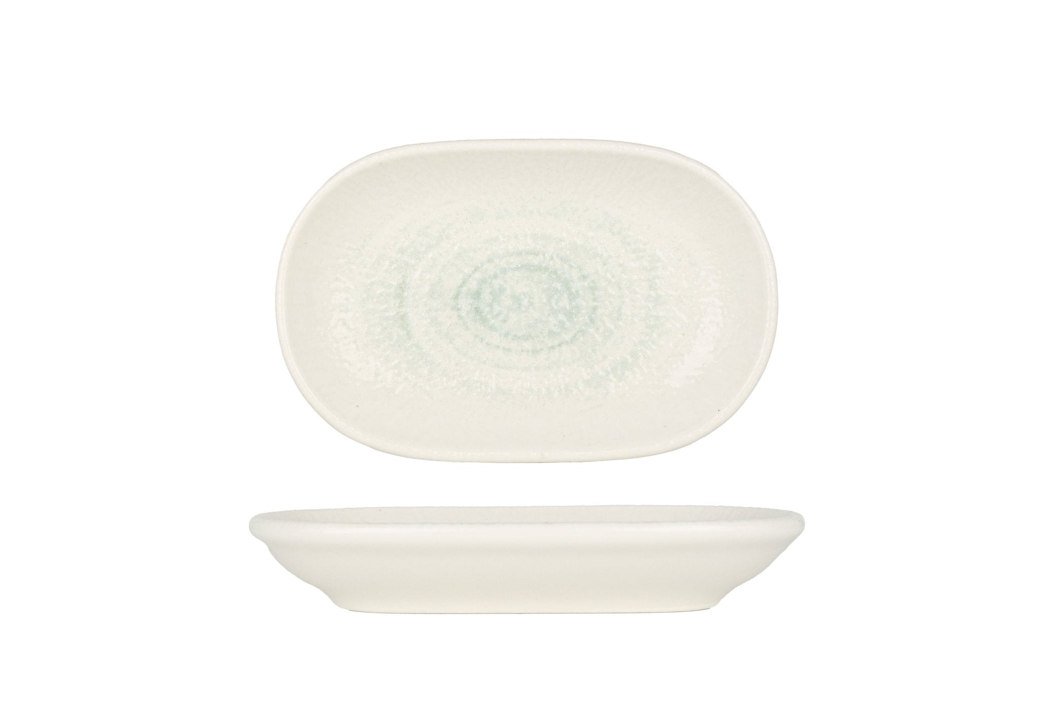 ID Fine Serveerschaal - Glacier - Porselein - 14 cm - set van 2