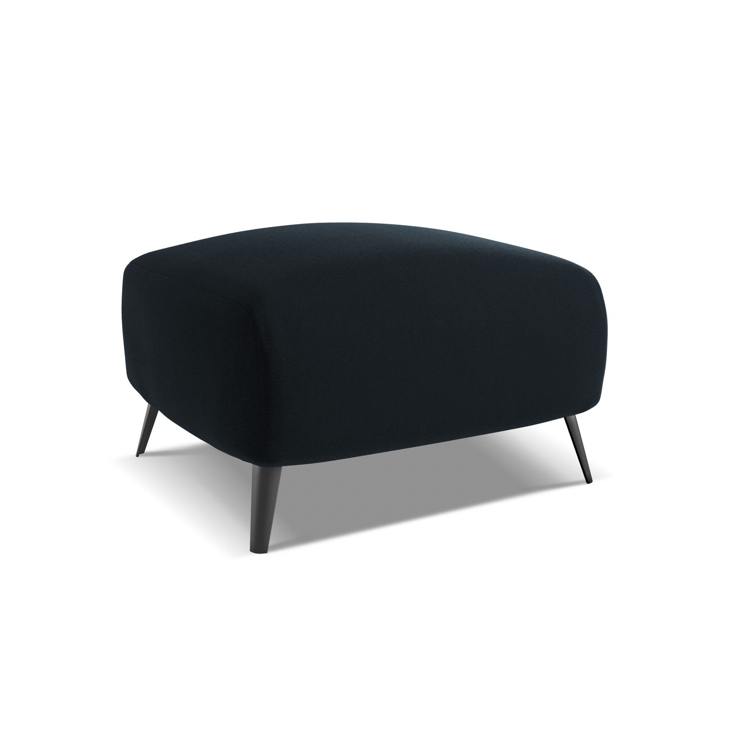 LaMiaSofa Poef Genova - velours - koningsblauw - 65x65x44