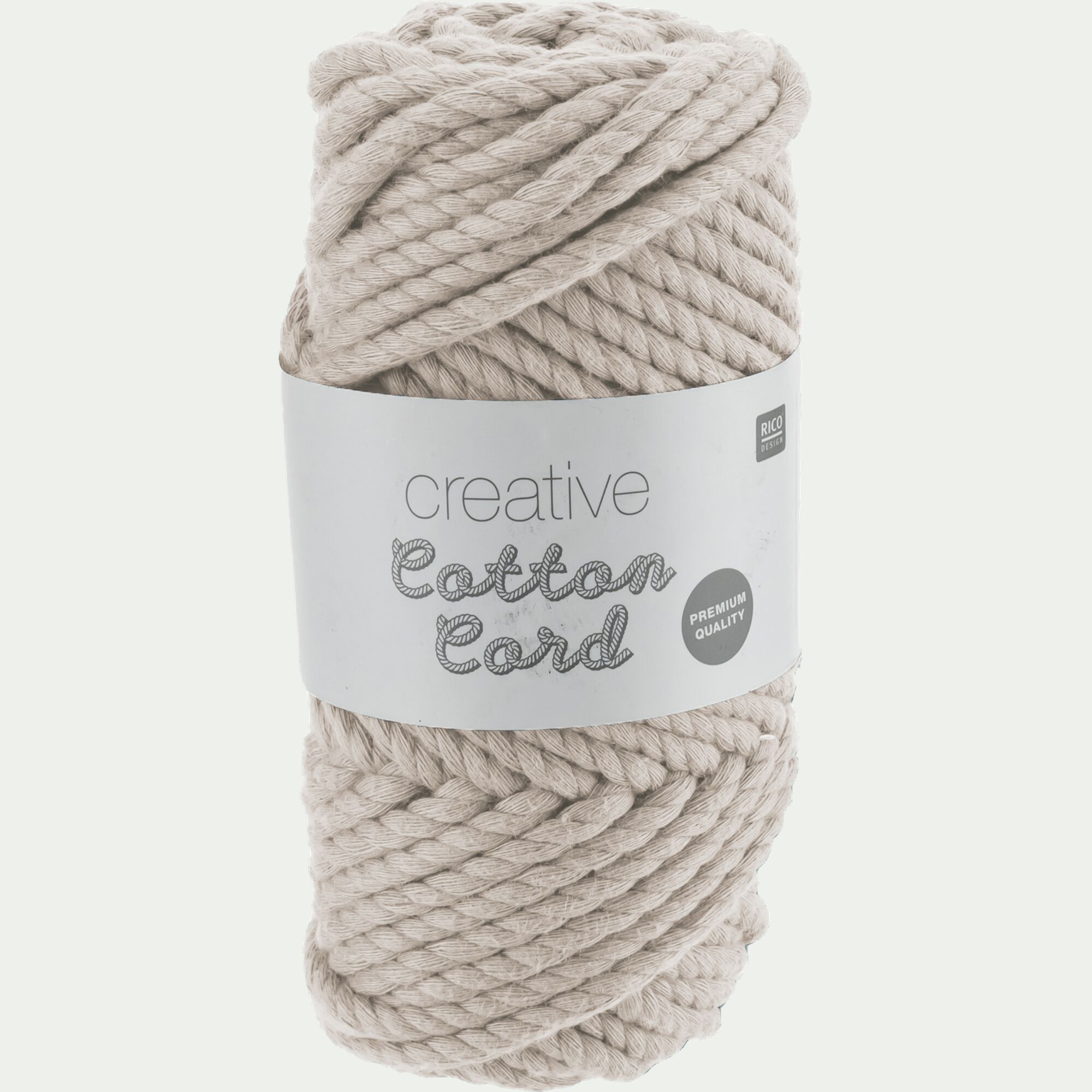 ALYRO - Fil coton macramé de 25m - blanc écru