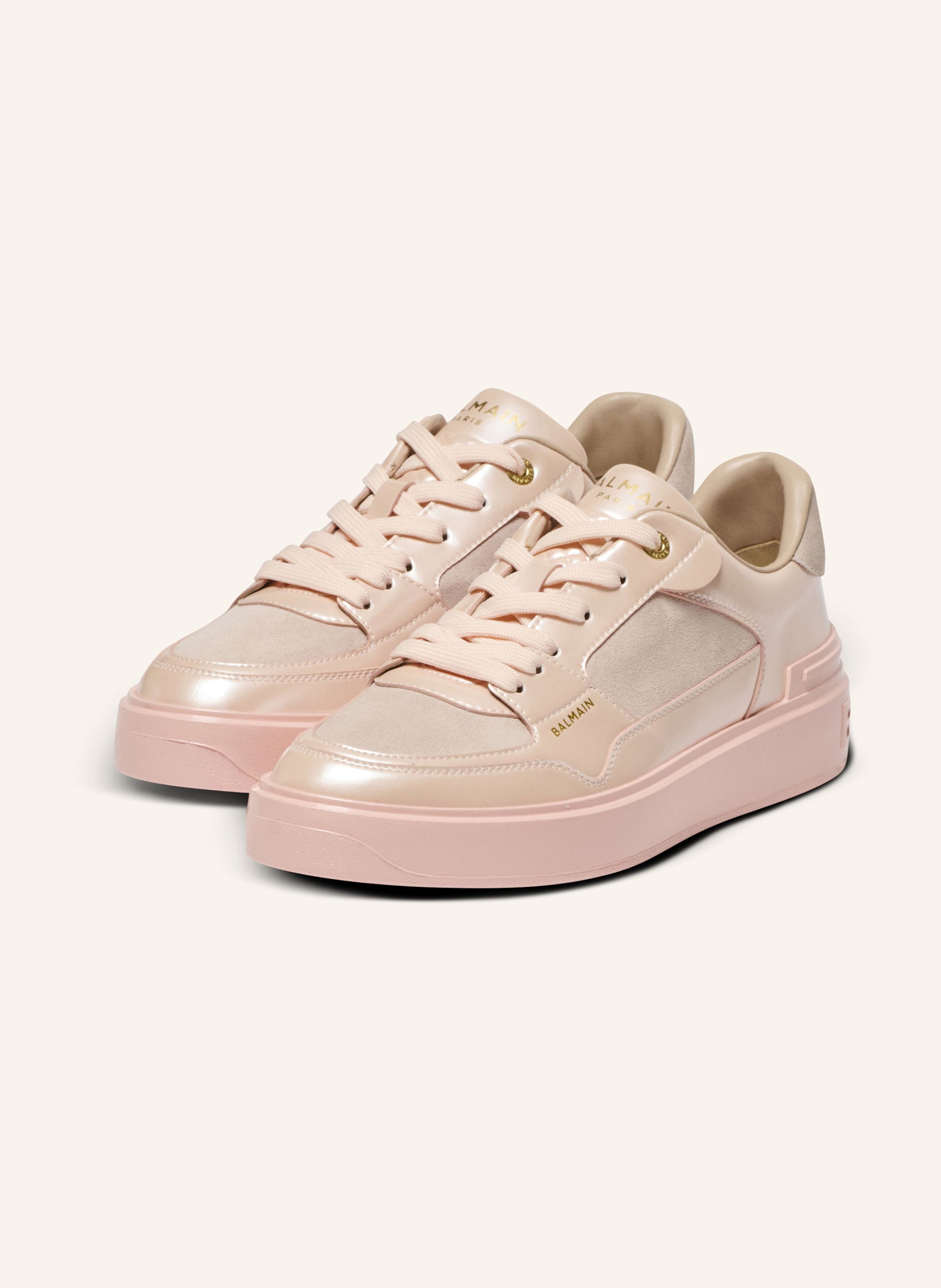 BALMAIN Irisierende Sneakers B-Court Flip