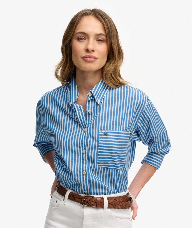 Poplin Relaxed Long Sleeve Shirt