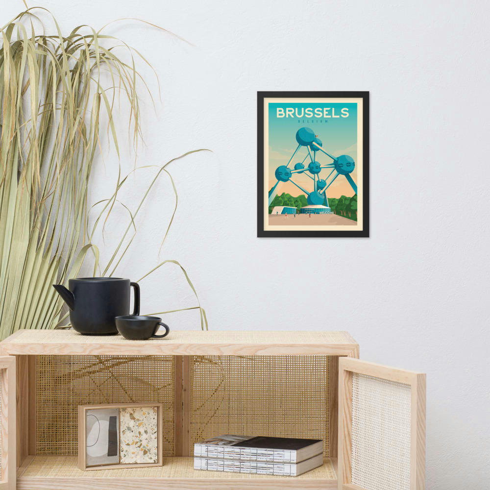- Affiche Bruxelles  21x29,7 cm