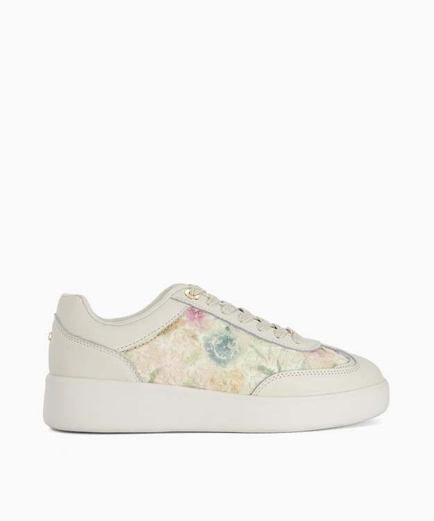 Enolas Multi - Floral Lace-Up Trainers