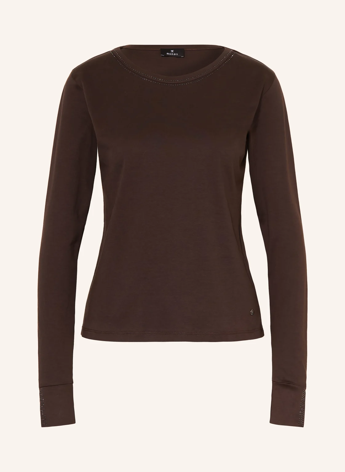 monari Longsleeve mit Schmucksteinen