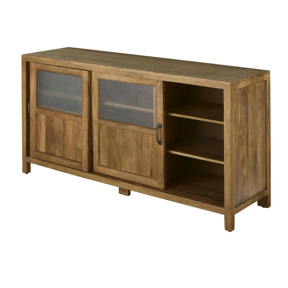 Baryton - Buffet 3 portes coulissantes en verre armé