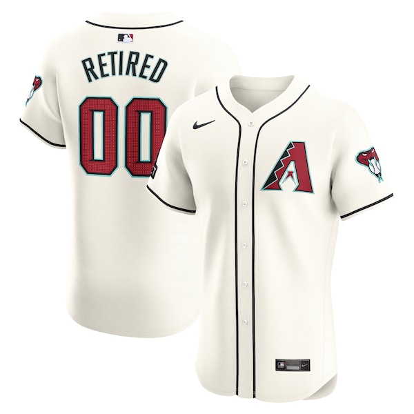Arizona Diamondbacks Nike Home Elite Pick-A-Player Retired Roster Patch Jersey - White
