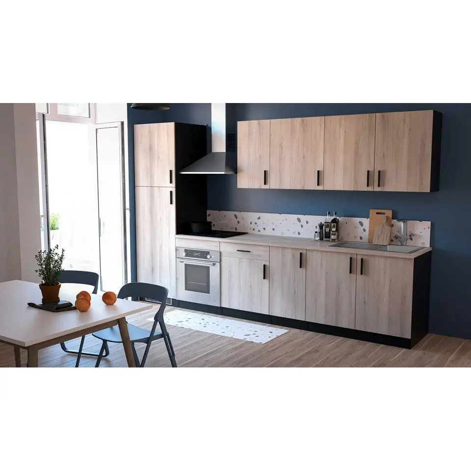 CBA Gootsteenonderkast Romanie 100 cm-2 draaideuren en 1 legplank-Kronberg