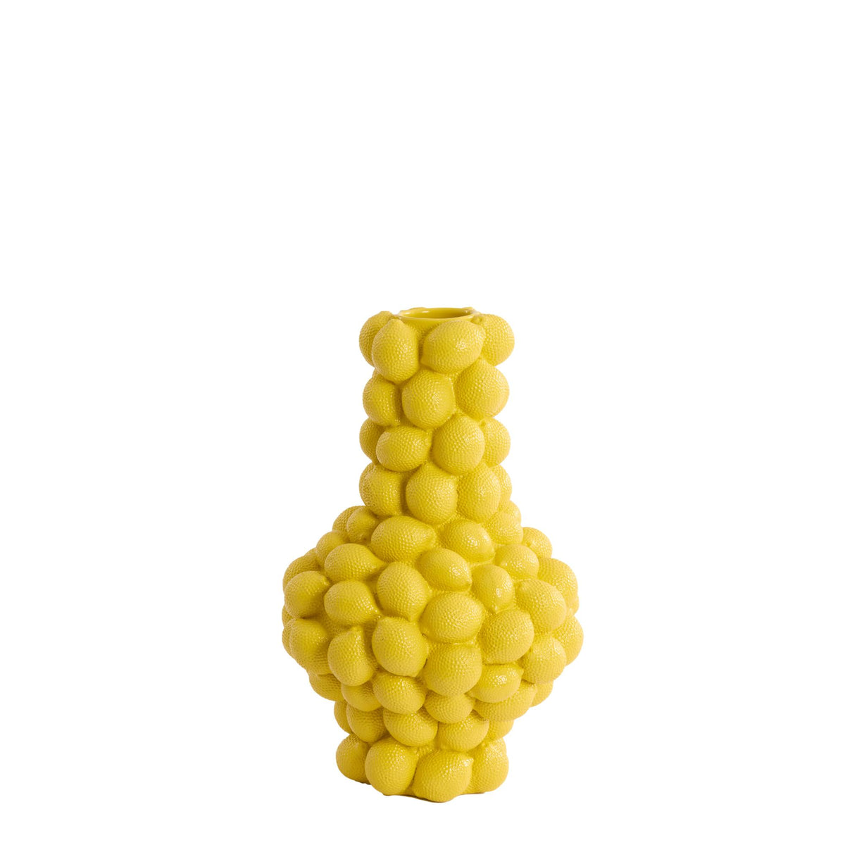 Light & Living vaas Lemon - geel - Ø27.5cm
