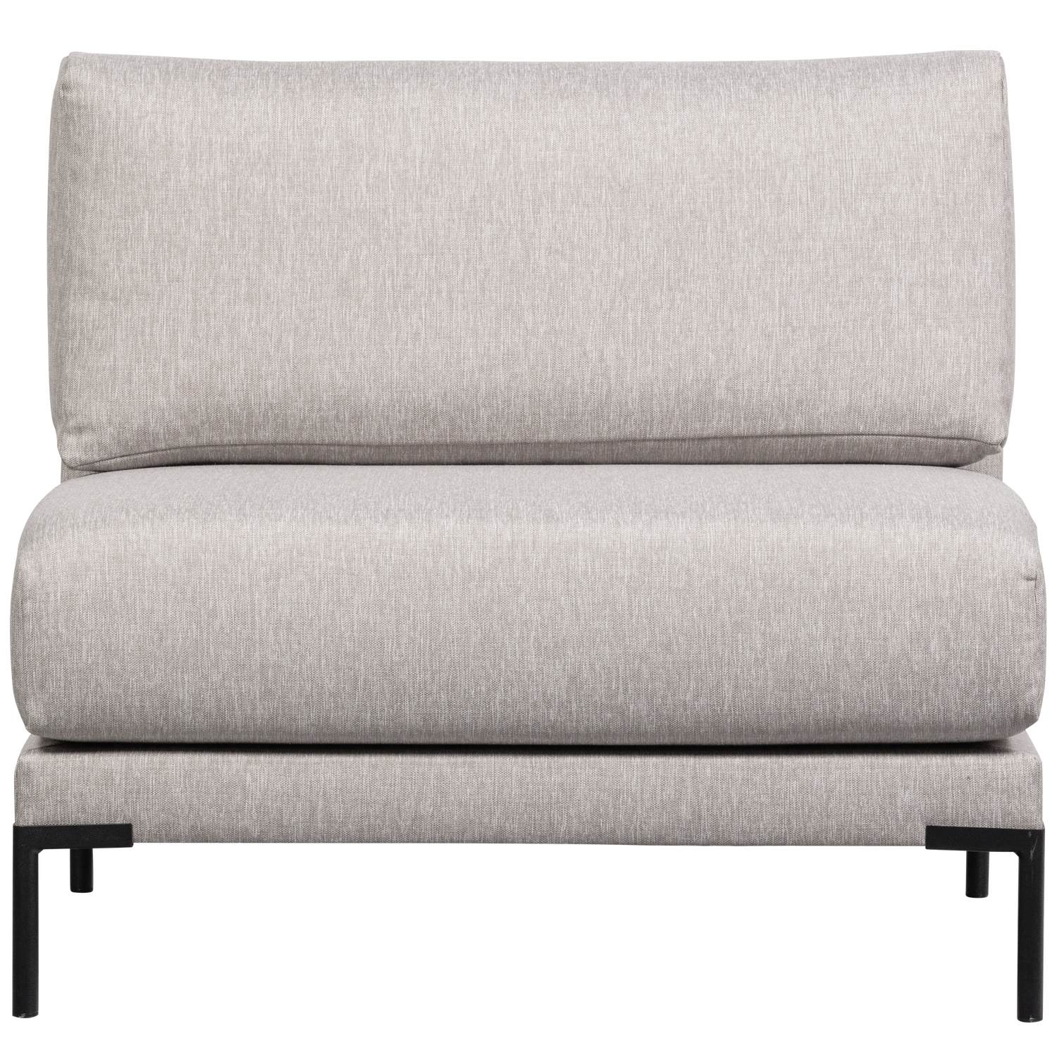 vtwonen eetbank element Couple - Polyester - Lichtgrijs - 73x100x80