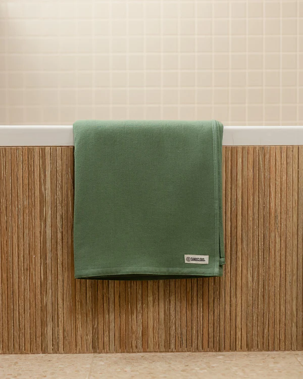 Terra Fringeless XL Bath Bundle 2 Pack - Hedge Green