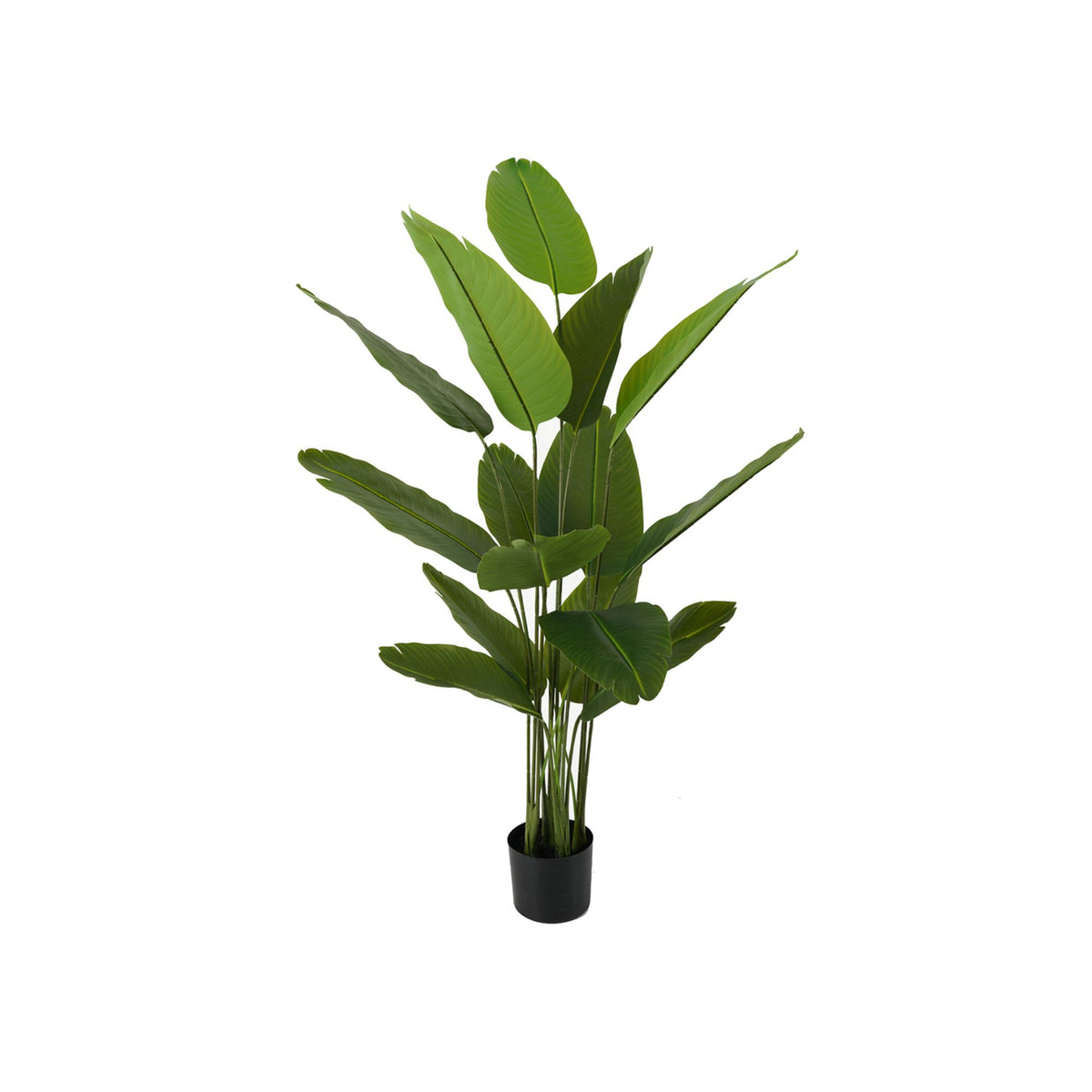 Present Time kunstplant Canna - groen - 86x86x150cm