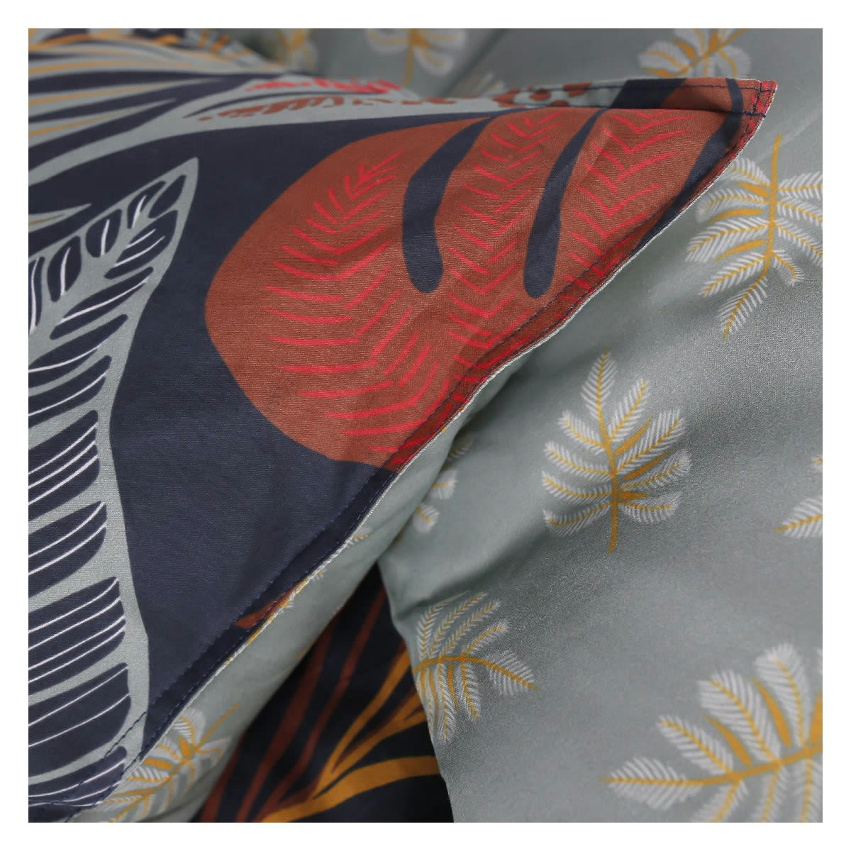 SUNSHINE JACK - Parure de lit 2 personnes imprimé en Coton Bleu 240x260 cm