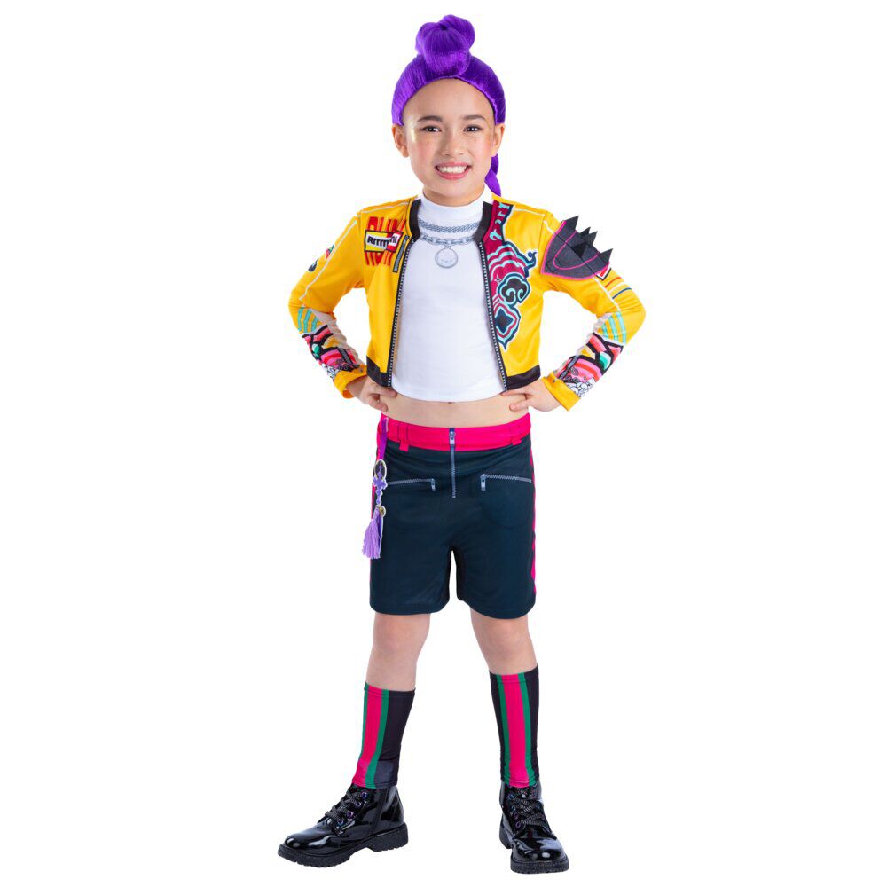 Déguisement enfant fille KPOP Rumi jaune 9/10ans