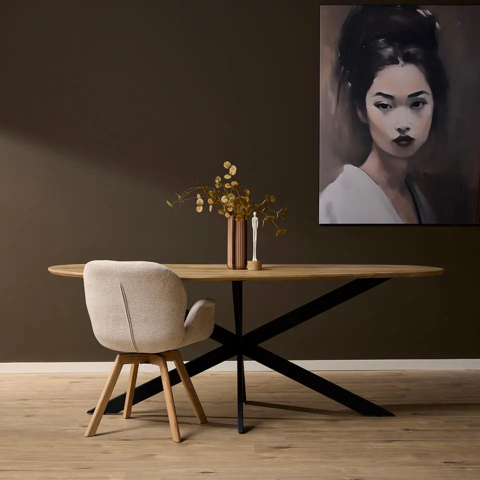Starfurn - Eettafel Lou - Bruin - 110x240x76 cm