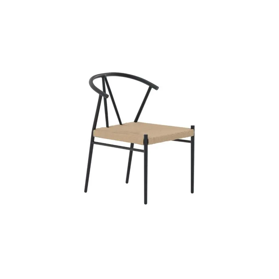 Hioshop Alfons tuinstoel zwart