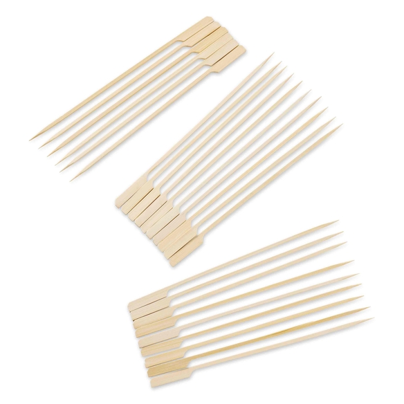 Lot 25 brochettes en bambou pour barbecue - Weber