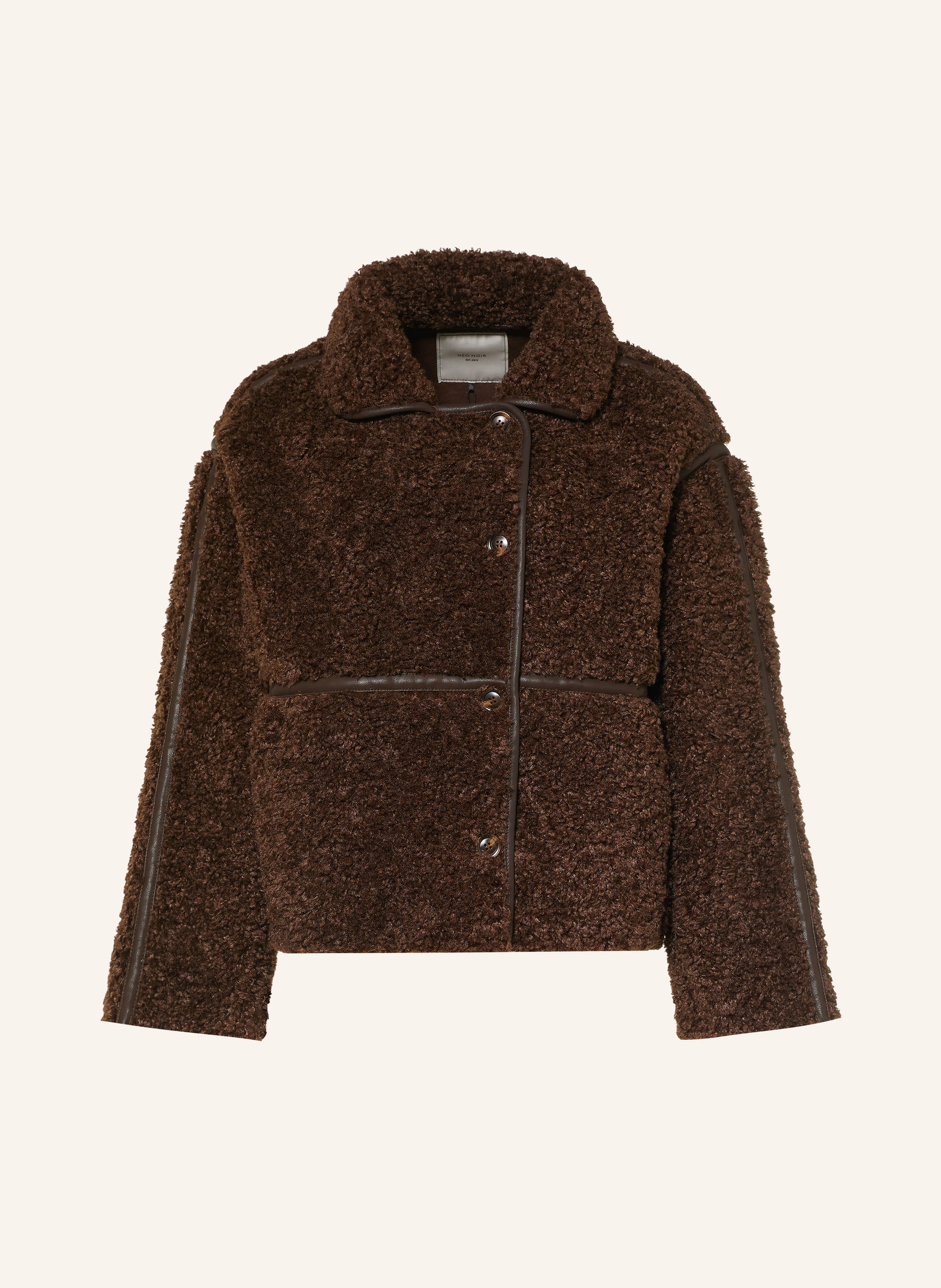 NEO NOIR Teddyfell-Jacke CASTOR