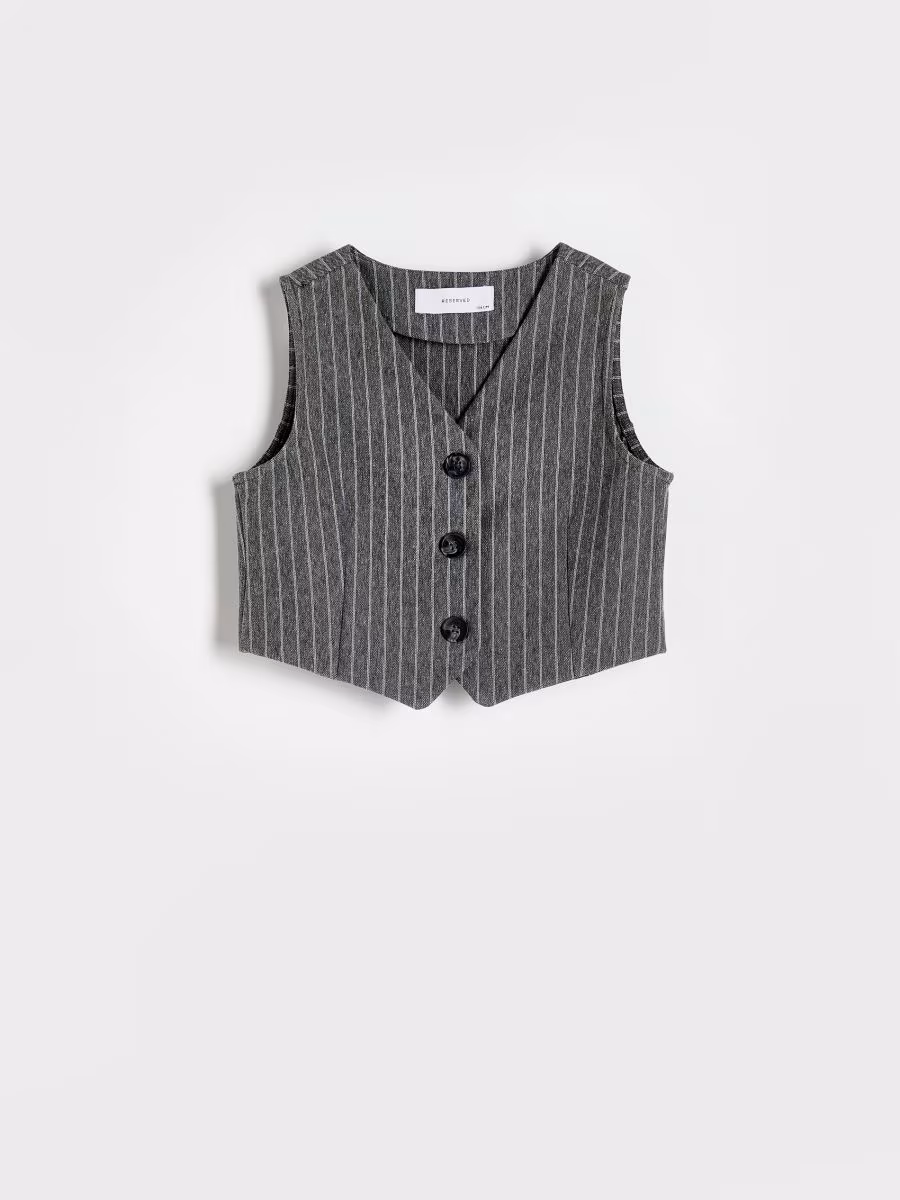 Elegant Stripe Vest