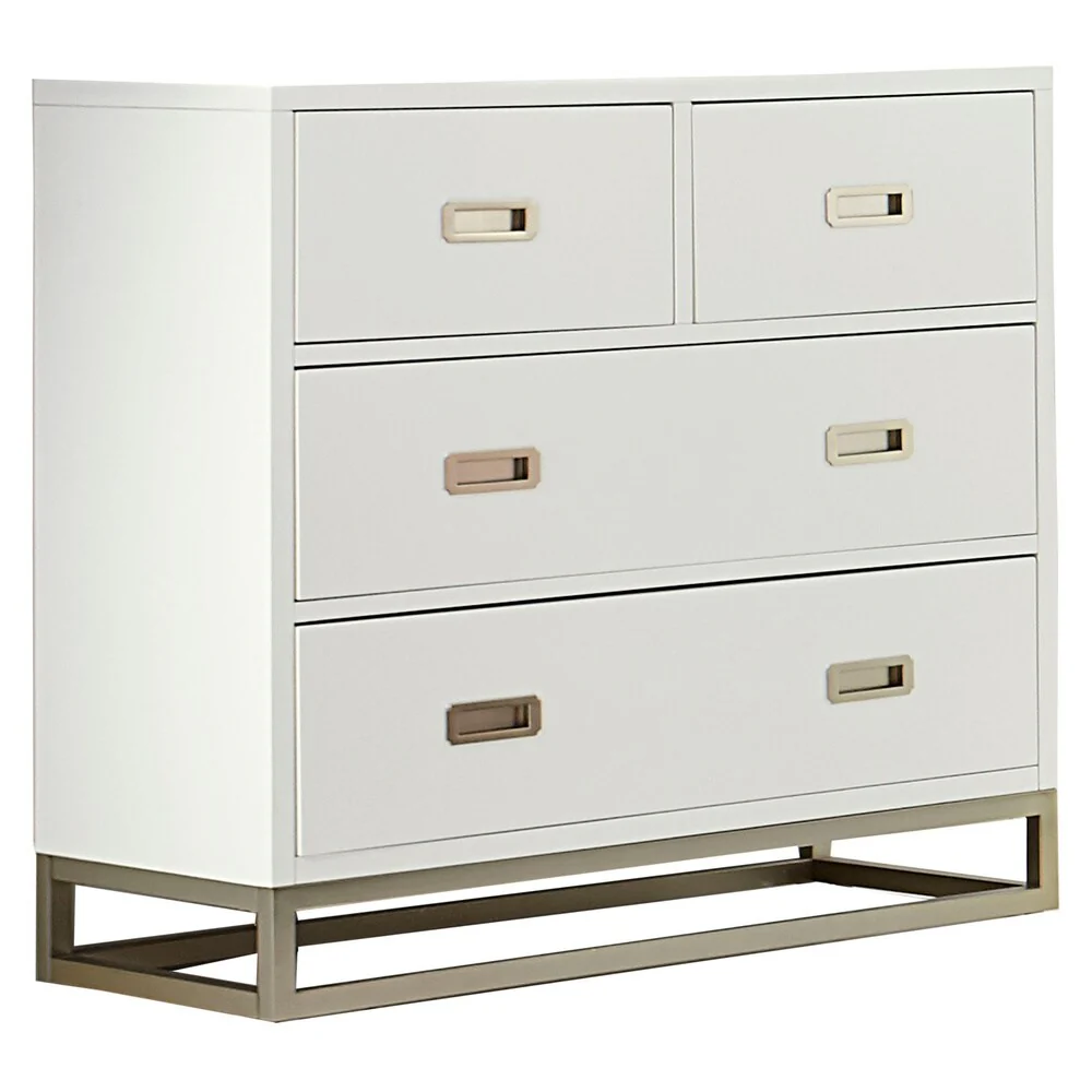 Hillsdale Tinley Park 4 Drawer Chest, Soft White