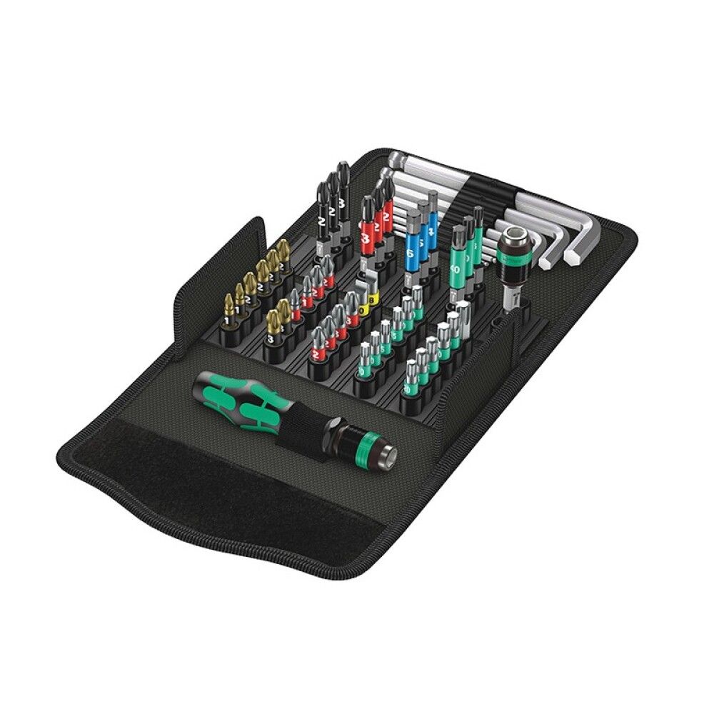 BITSSETT WERA KRAFTFORM KOMPAKT 100 52 DELER