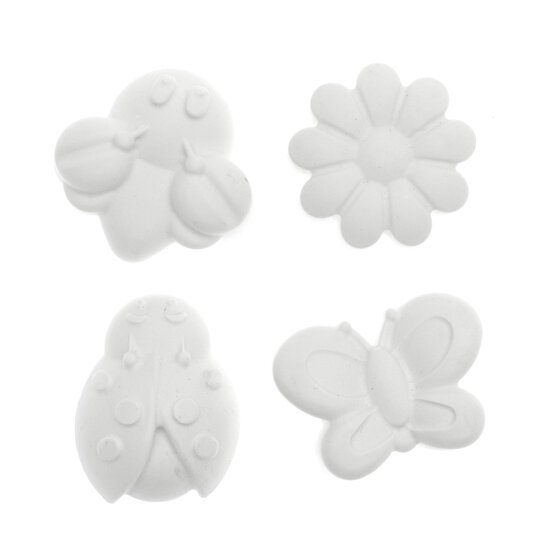 Paint Your Own Nature Plaster Shapes 4 Pack