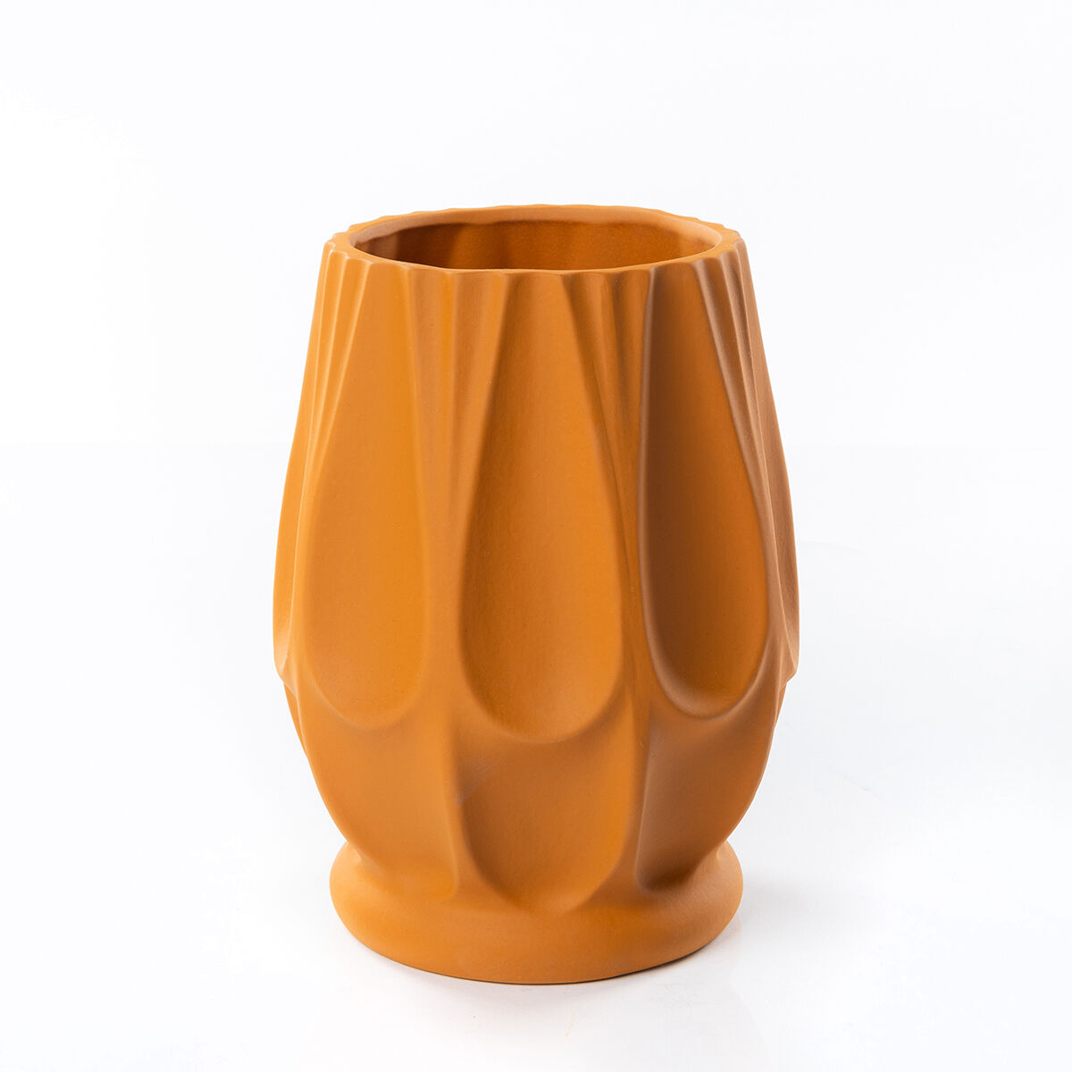 Jarra Laranja Em Cerâmica 26,5cm