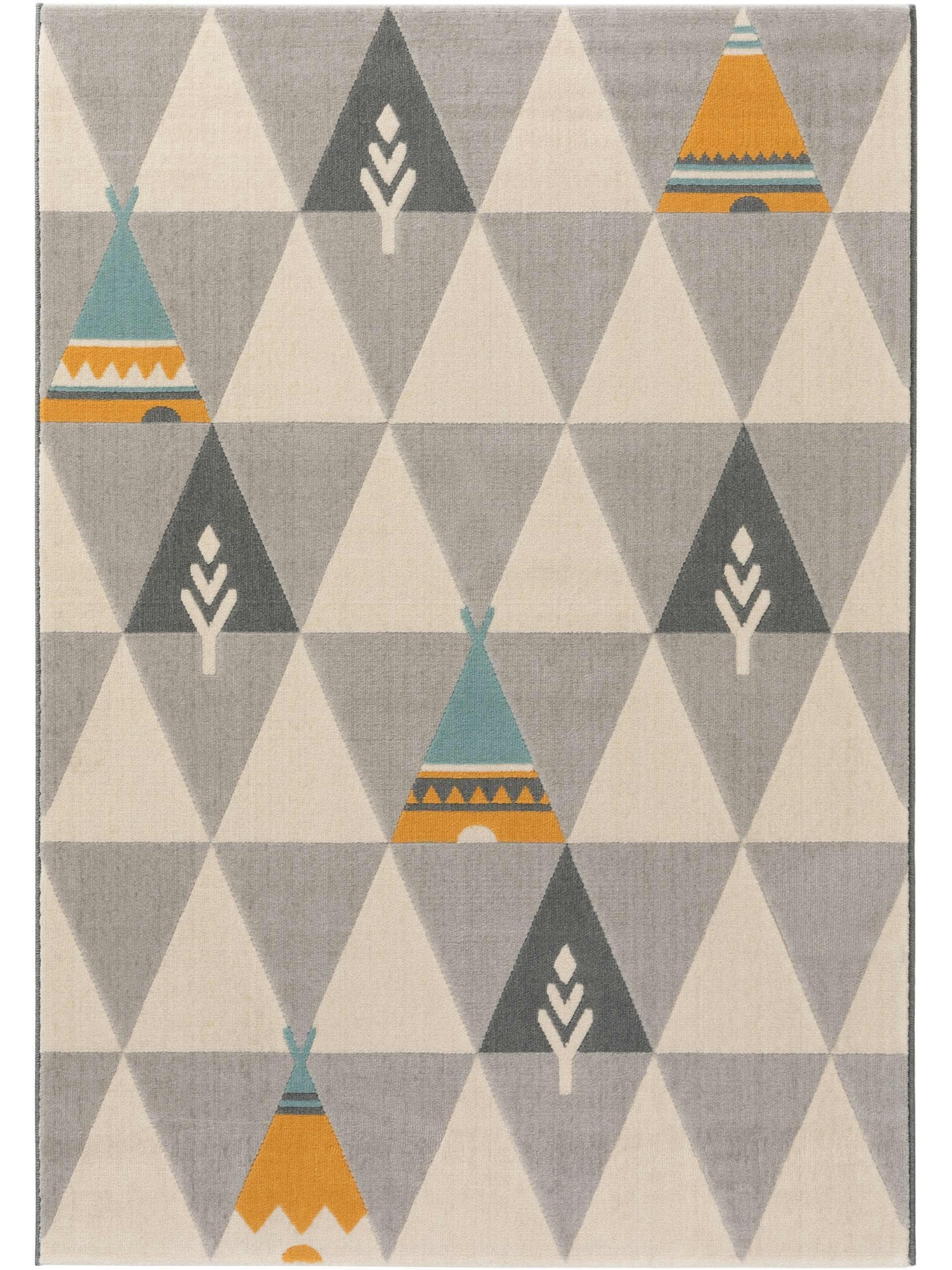 JUNO - Tapis enfant beige 120x170