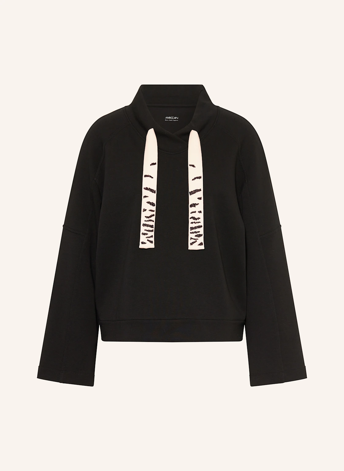 MARC CAIN Sweatshirt mit Schmucksteinen