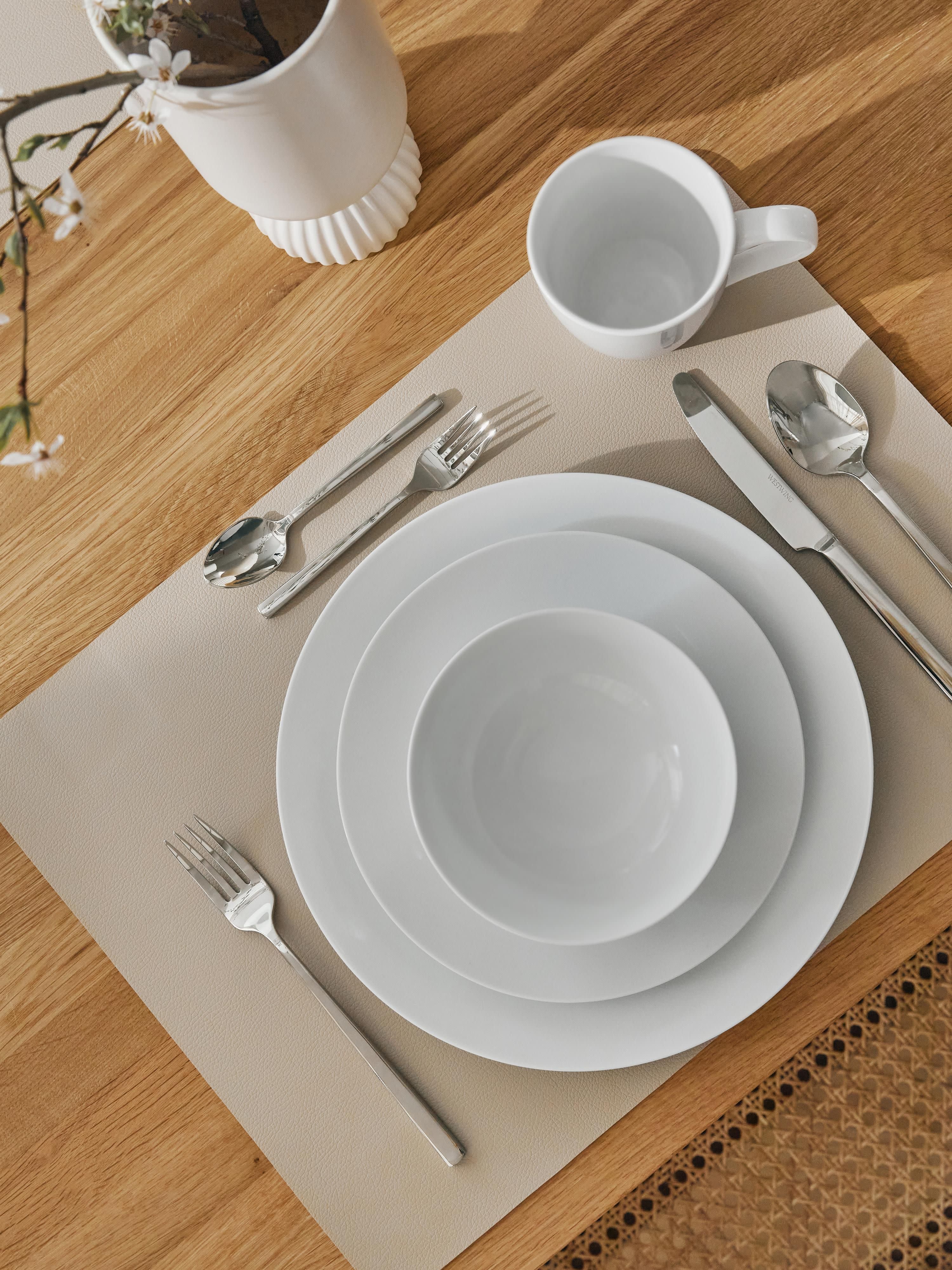 Kunstleder-Tischsets Pik, 2er-Set