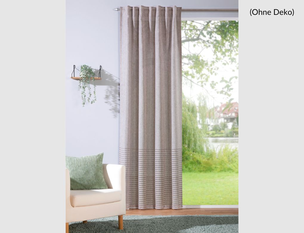 Verdeckte Schlaufe Zinia Taupe