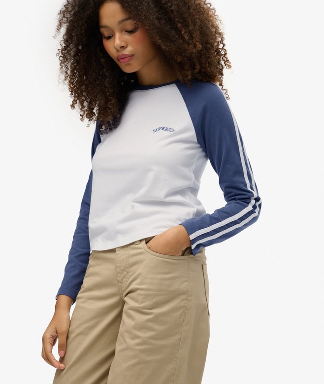 Essential Logo Retro Long Sleeve Top